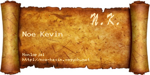 Noe Kevin névjegykártya